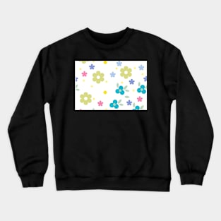 Beautiful Summer Colour Flowers Crewneck Sweatshirt